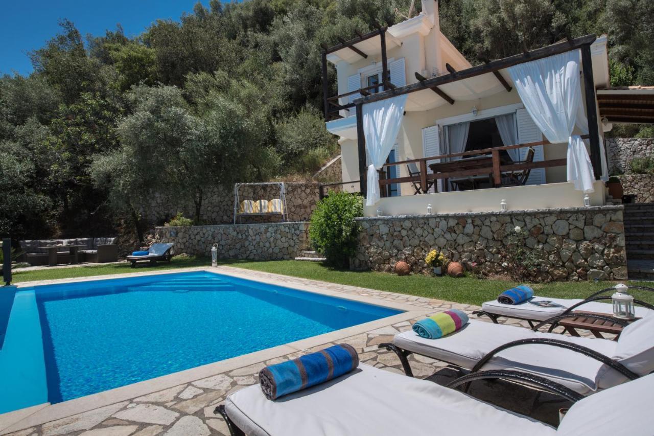Villa Pasithea - Breathtaking Seaviews, Infinity Pool, Privacy, Close To The Beach Nydrí Eksteriør bilde