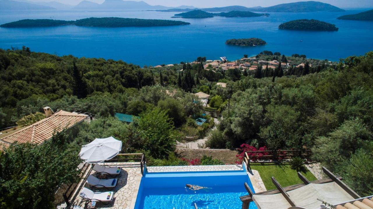 Villa Pasithea - Breathtaking Seaviews, Infinity Pool, Privacy, Close To The Beach Nydrí Eksteriør bilde