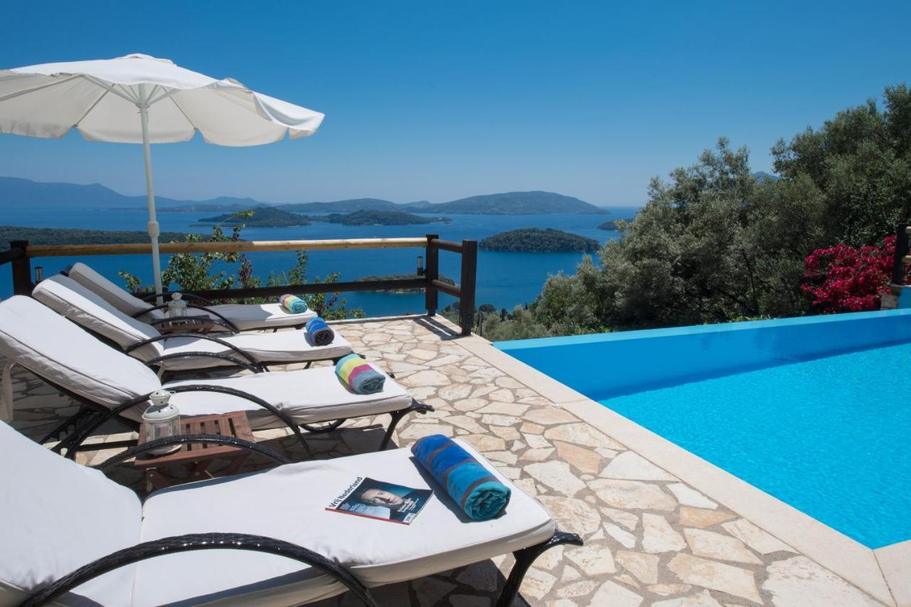 Villa Pasithea - Breathtaking Seaviews, Infinity Pool, Privacy, Close To The Beach Nydrí Eksteriør bilde