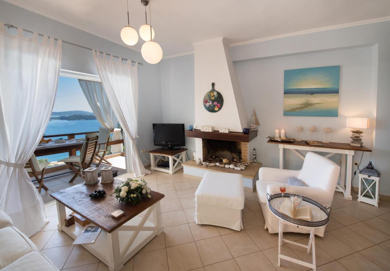 Villa Pasithea - Breathtaking Seaviews, Infinity Pool, Privacy, Close To The Beach Nydrí Eksteriør bilde